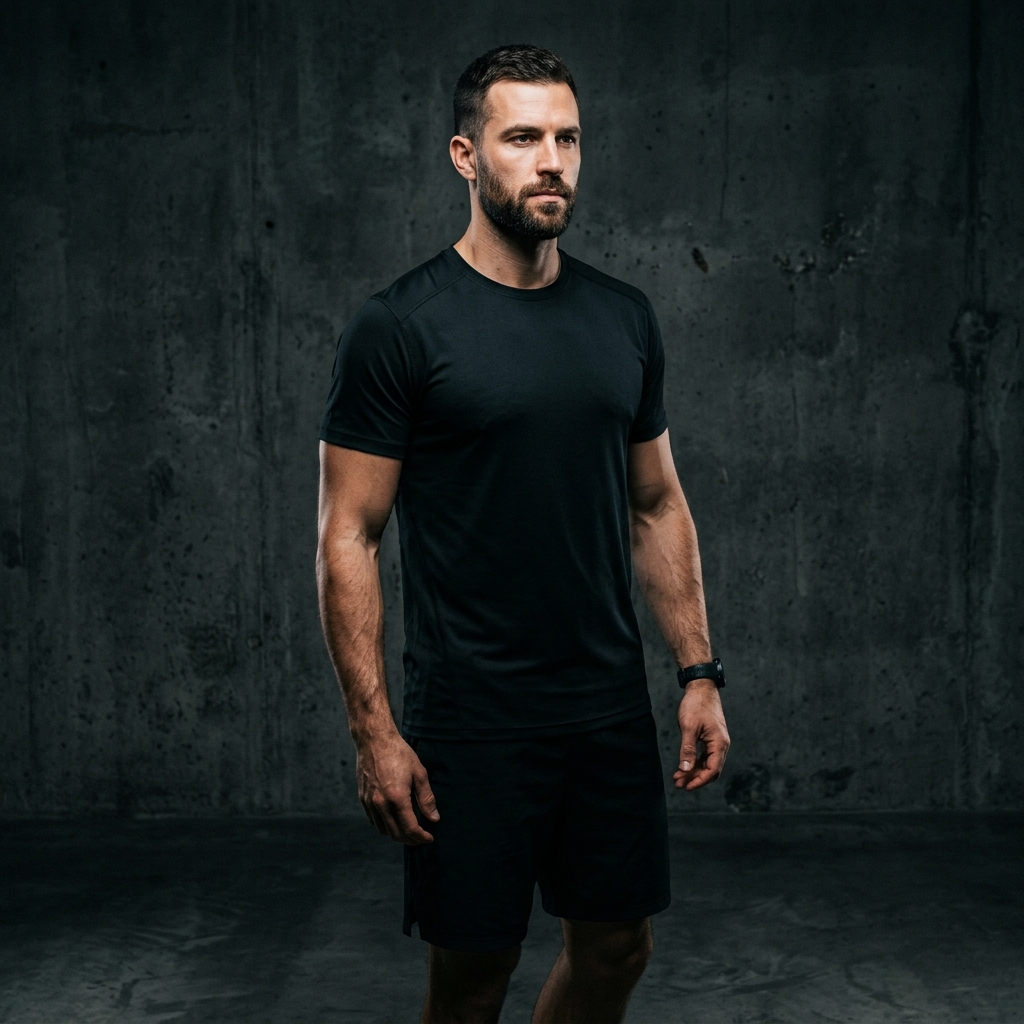Футболка Under Armour UA GL Foundation SS T Black / White / Red черный